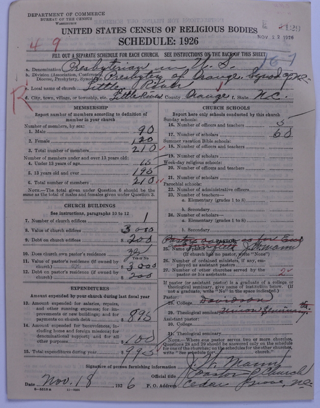 Scan of Presbyterian Church in the United States: 1129