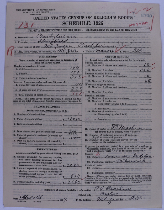 Scan of Presbyterian Church in the United States of America: 3700