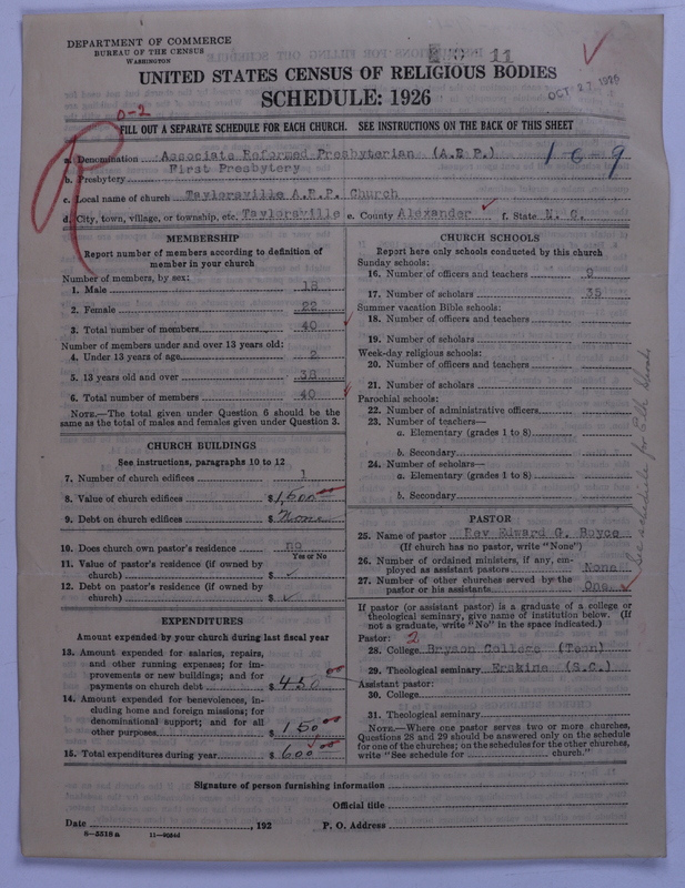Scan of Associate Reformed Presbyterian Church: 11