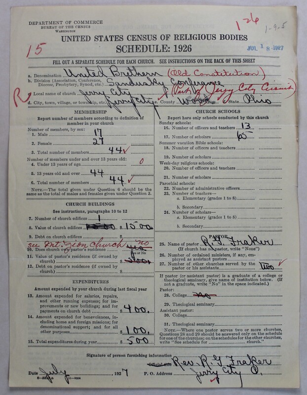 Scan of Church of the United Brethren in Christ (Old Constitution): 126