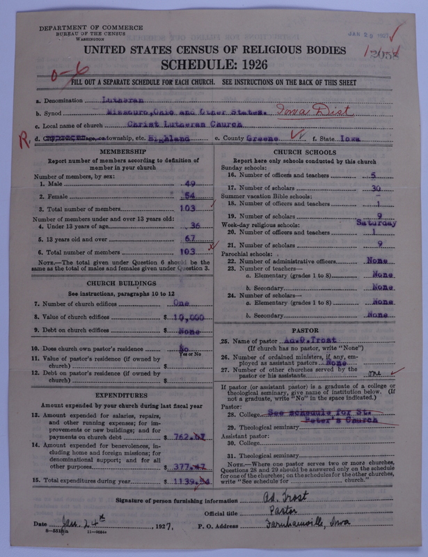 Scan of Evangelical Lutheran Synodical Conference of America: Evangelical Lutheran Synod of Missouri, Ohio, and Other States: 2058