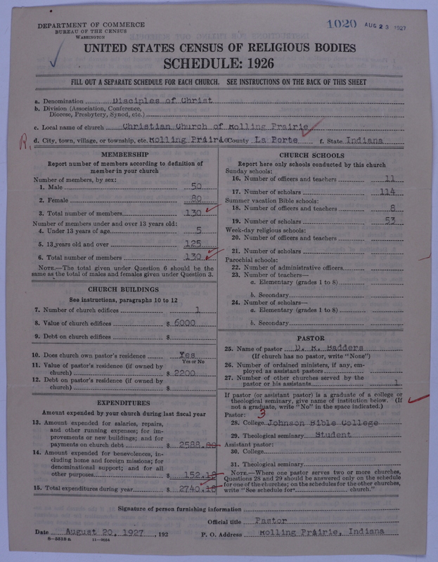 Scan of Disciples of Christ: 1020