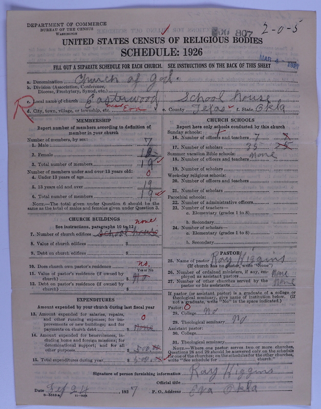 Scan of Church of God (Headquarters, Anderson, Ind.): 807