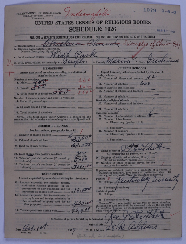 Scan of Disciples of Christ: 1079
