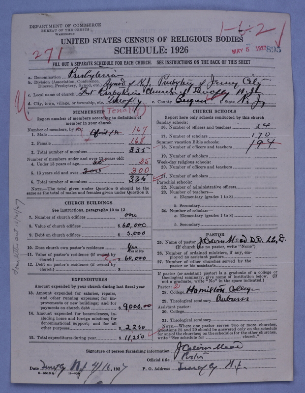 Scan of Presbyterian Church in the United States of America: 895