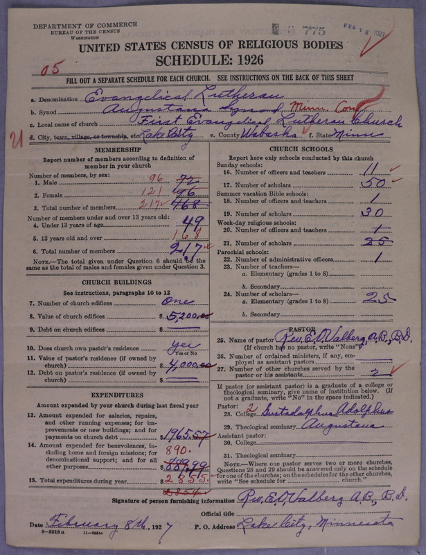 Scan of Evangelical Lutheran Augustana Synod of North America: 775