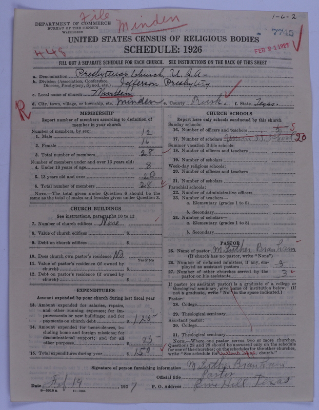 Scan of Presbyterian Church in the United States of America: 7745