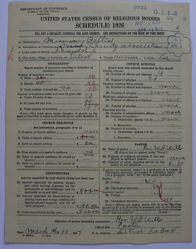 Scan of Negro Baptists: 6924