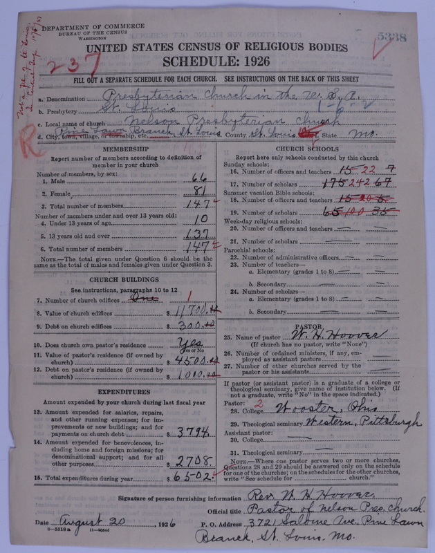 Scan of Presbyterian Church in the United States of America: 5338
