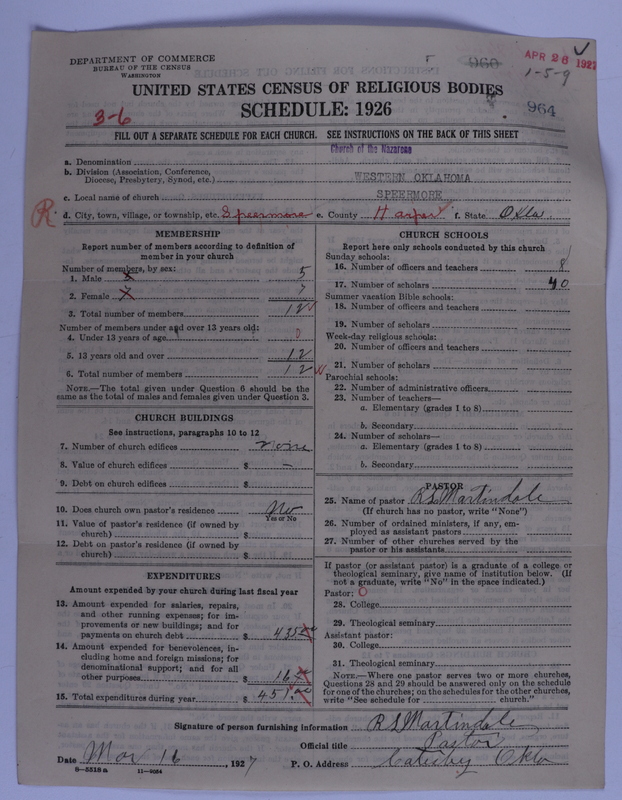 Scan of Church of the Nazarene: 964