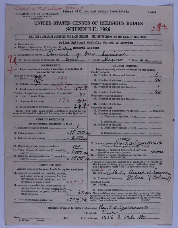 Scan of Polish National Catholic Church of America: 28a