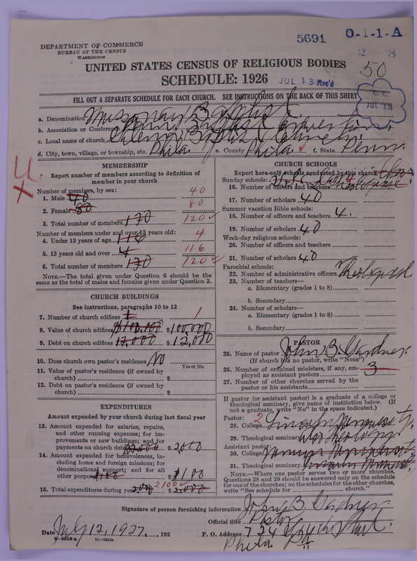 Scan of Negro Baptists: 5691