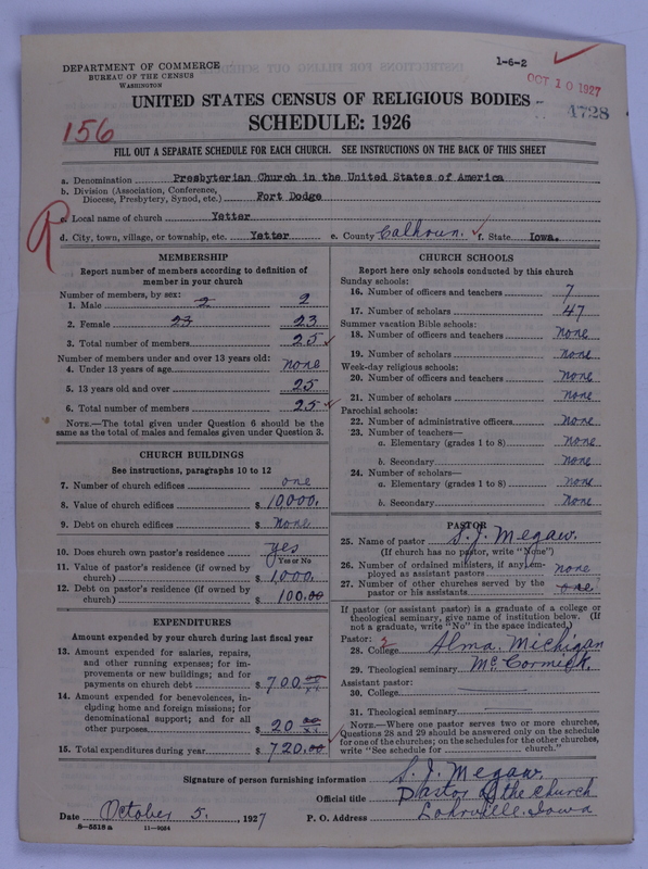 Scan of Presbyterian Church in the United States of America: 4728