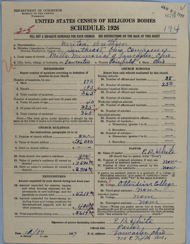 Scan of Church of the United Brethren in Christ: 679
