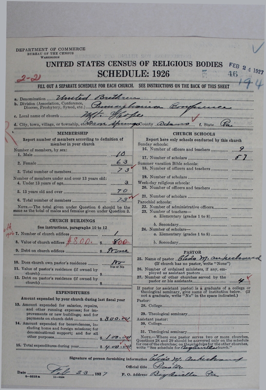 Scan of Church of the United Brethren in Christ: 46
