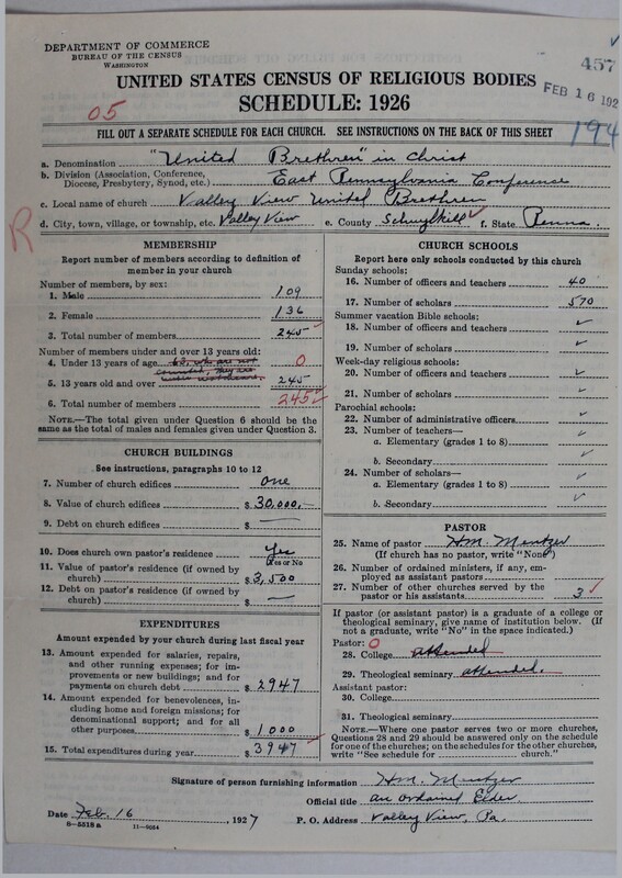 Scan of Church of the United Brethren in Christ: 457