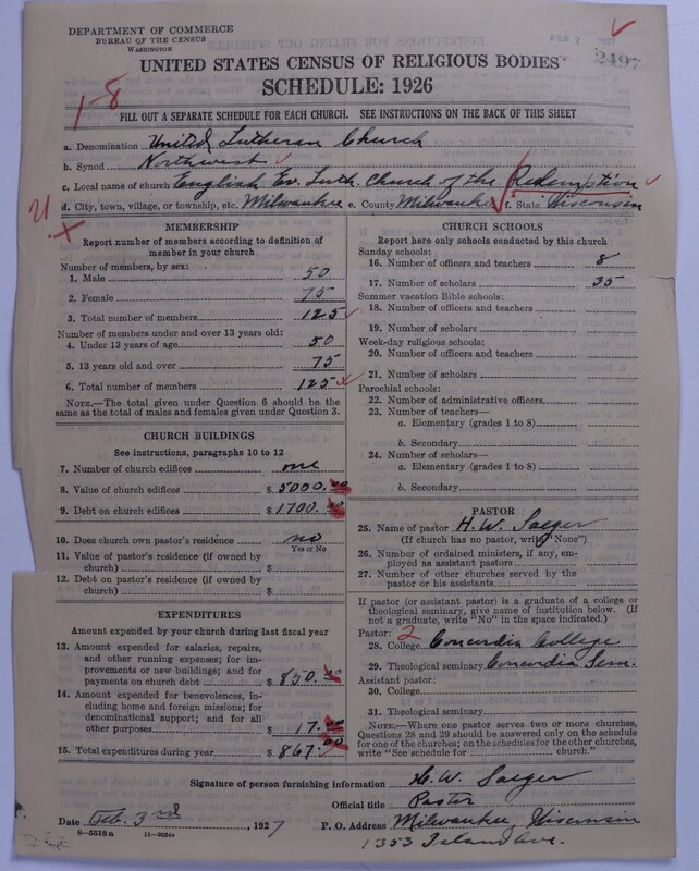Scan of United Lutheran Church in America: 2497