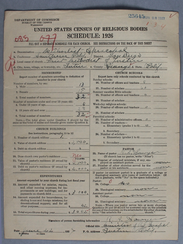 Scan of Methodist Episcopal Church: 25645