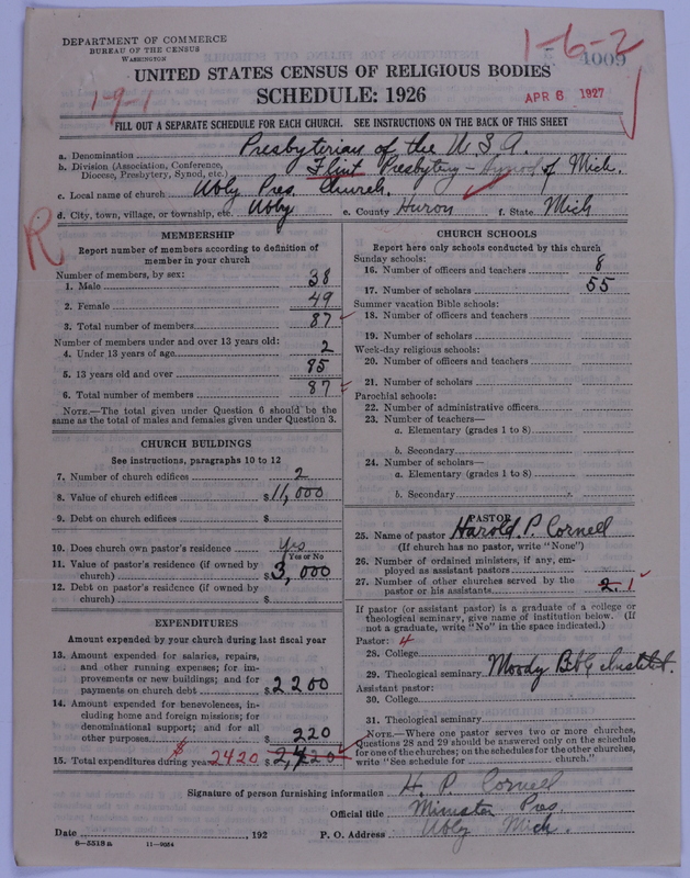 Scan of Presbyterian Church in the United States of America: 4009