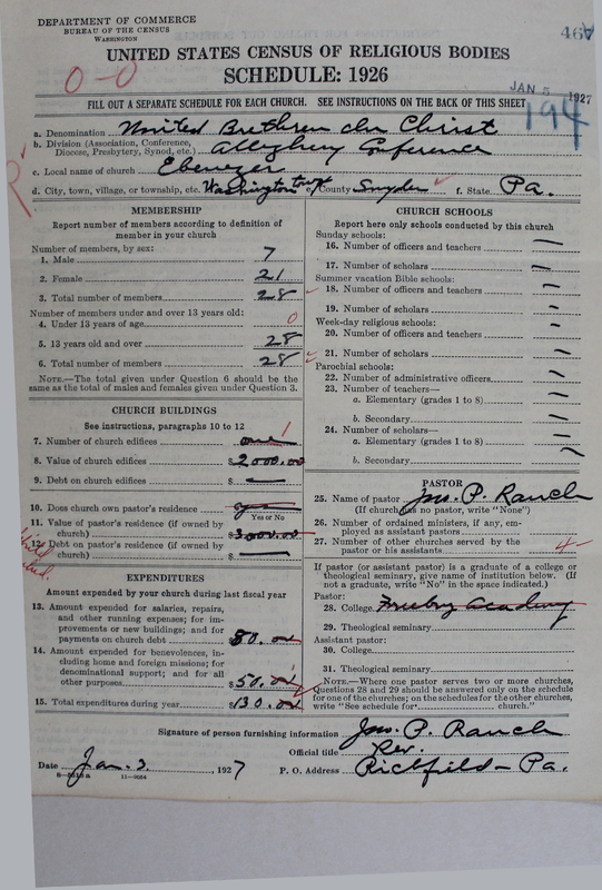 Scan of Church of the United Brethren in Christ: 467