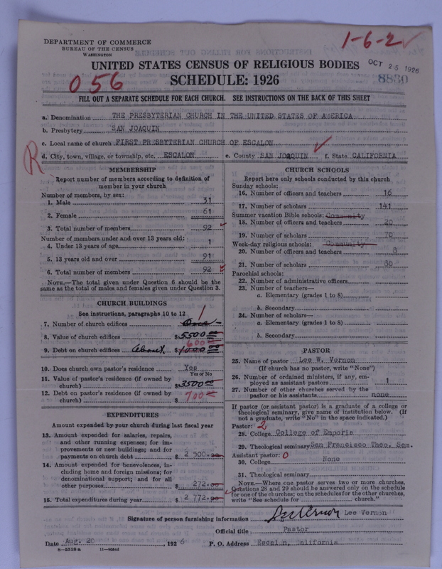 Scan of Presbyterian Church in the United States of America: 8830