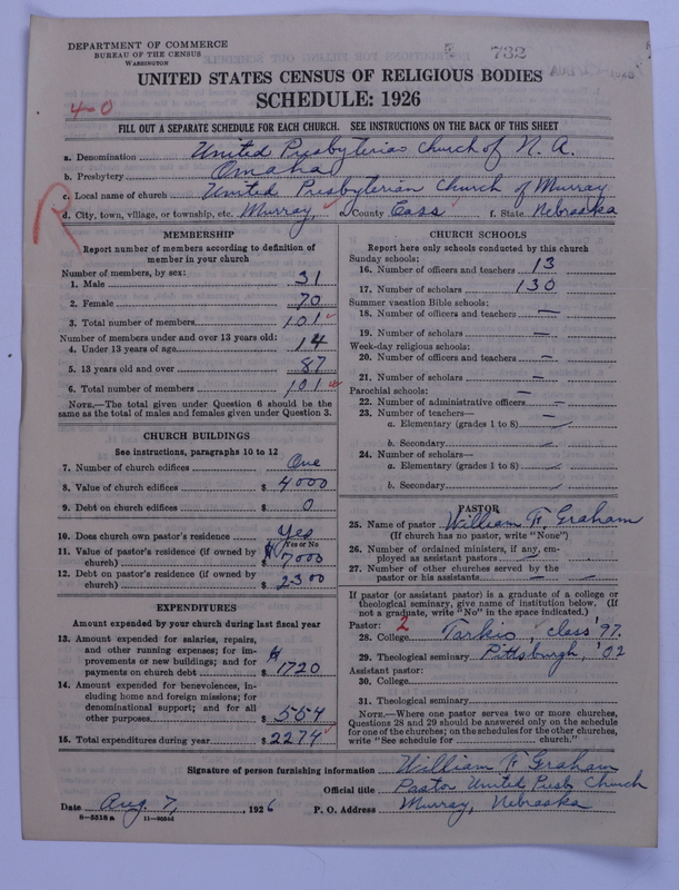 Scan of United Presbyterian Church of North America: 732
