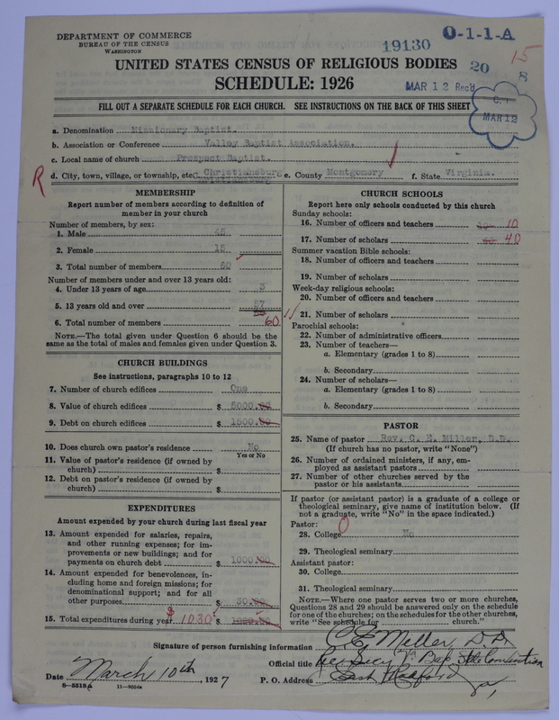 Scan of Negro Baptists: 19130