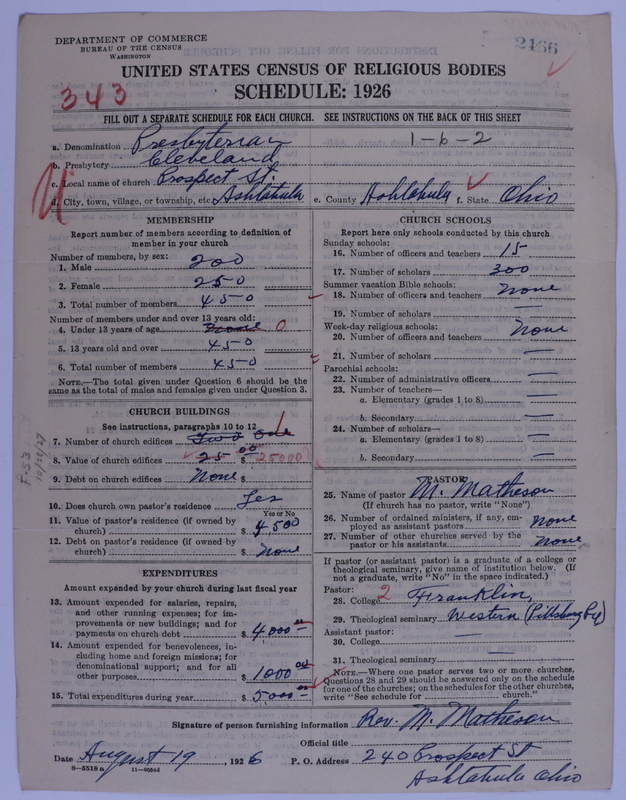 Scan of Presbyterian Church in the United States of America: 2466