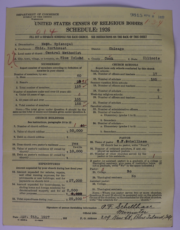 Scan of Methodist Episcopal Church: 9815