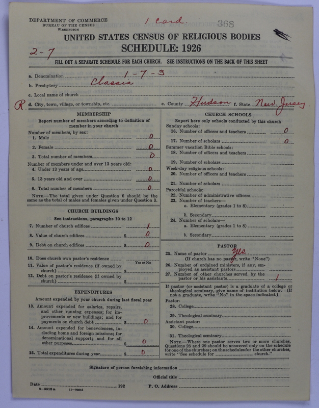 Scan of Reformed Church in America: 368