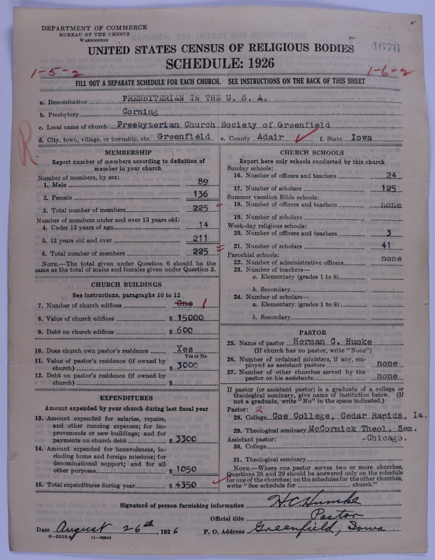 Scan of Presbyterian Church in the United States of America: 4676