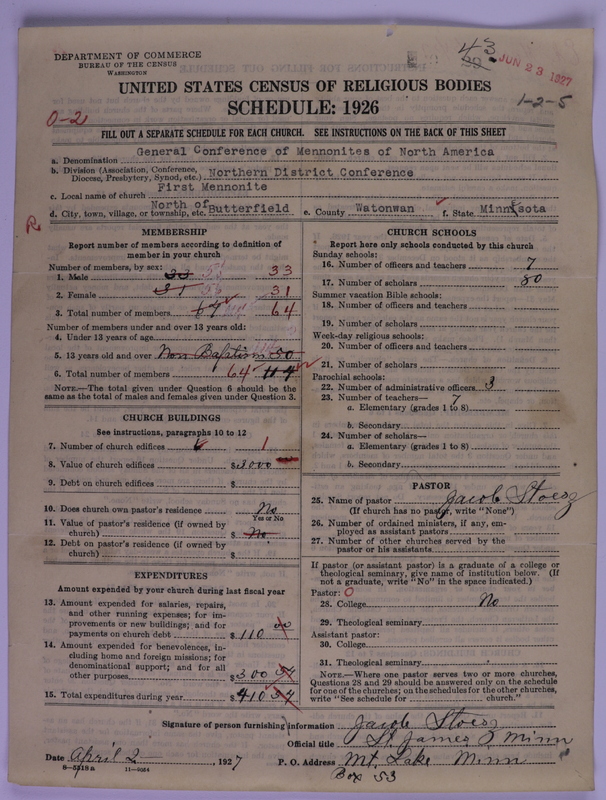 Scan of General Conference of the Mennonite Church of North America: 43