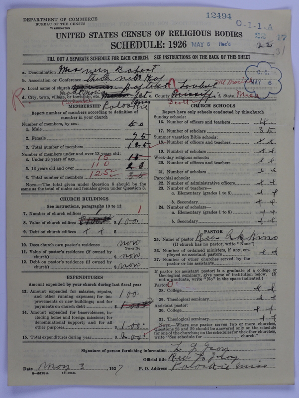 Scan of Negro Baptists: 12494