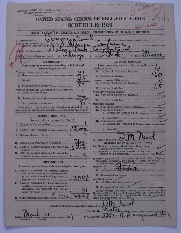 Scan of Congregational Churches: 2210
