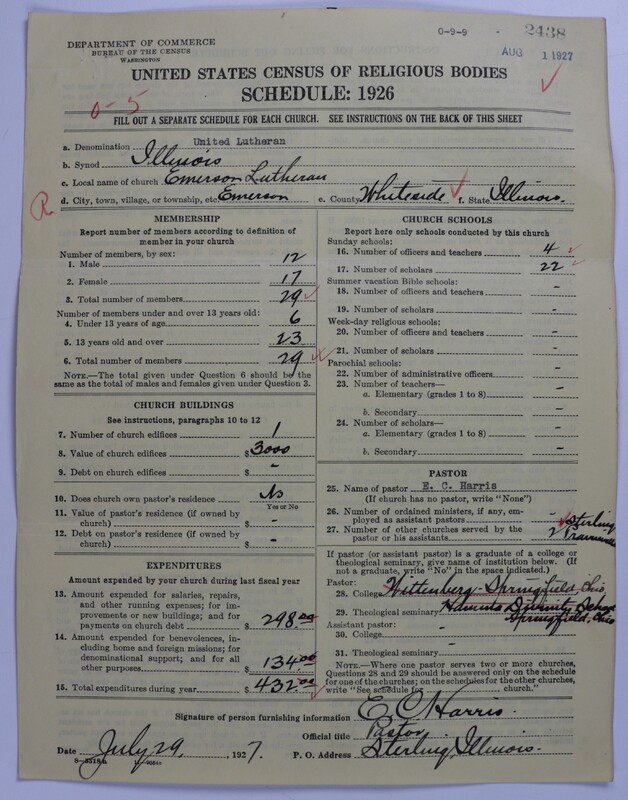 Scan of United Lutheran Church in America: 2438