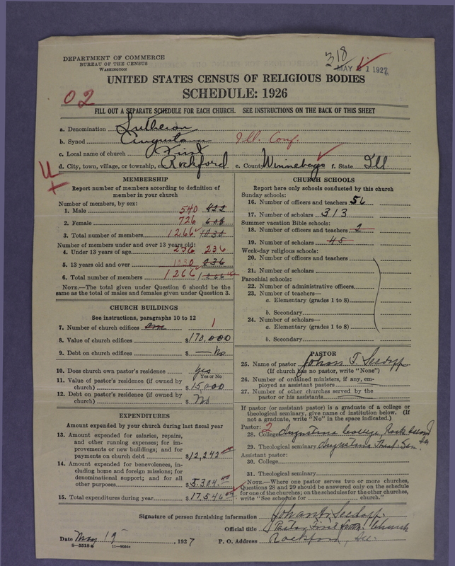 Scan of Evangelical Lutheran Augustana Synod of North America: 318