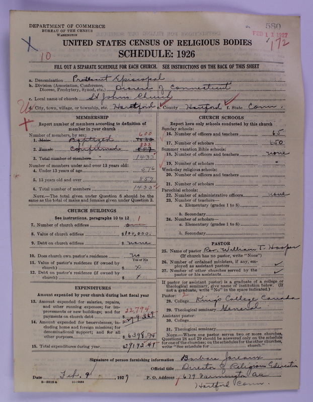 Scan of Protestant Episcopal Church: 580