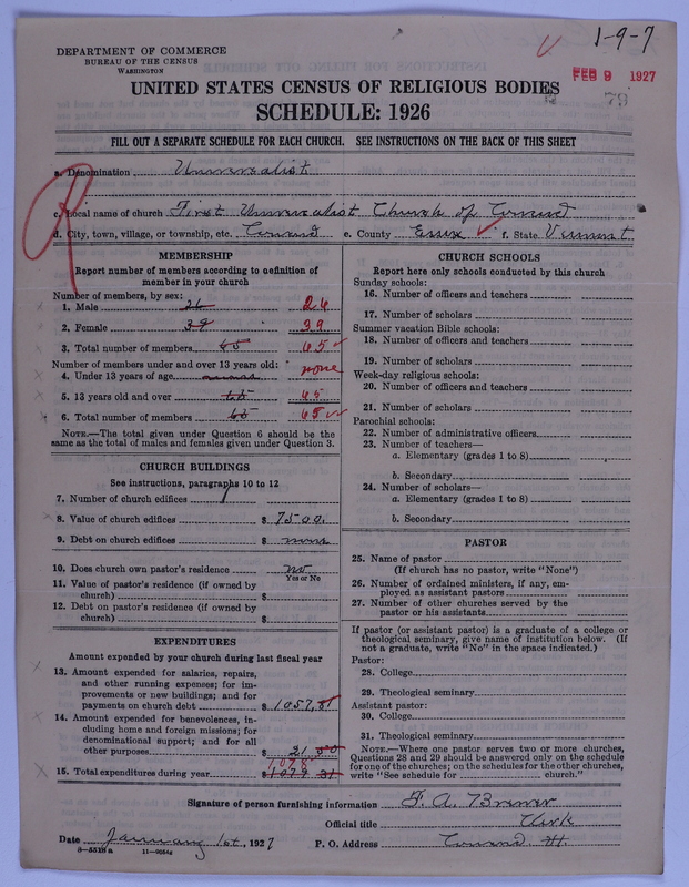 Scan of Universalist Church: 79