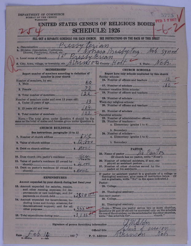 Scan of Presbyterian Church in the United States of America: 5775