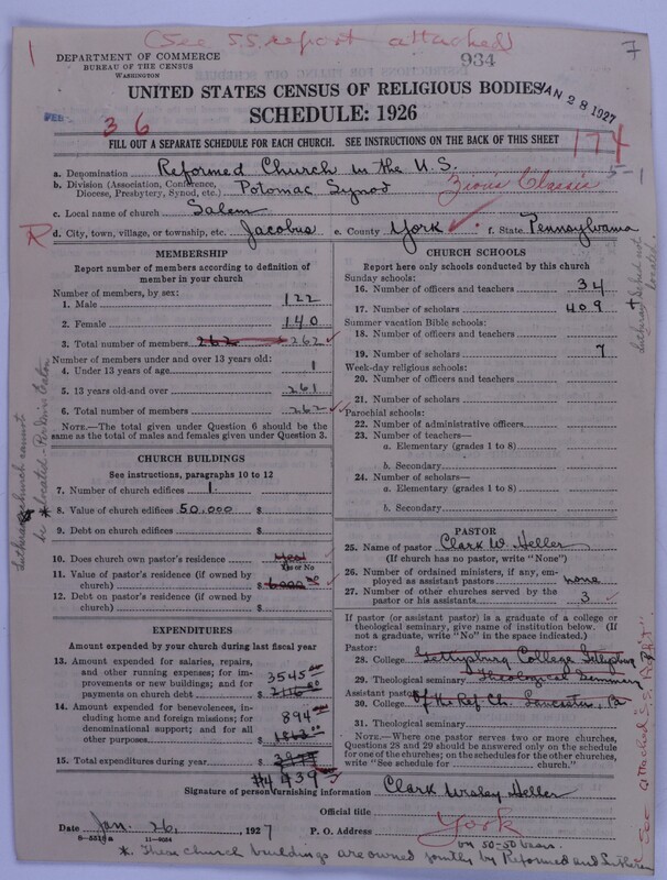 Scan of Reformed Church in the United States: 934
