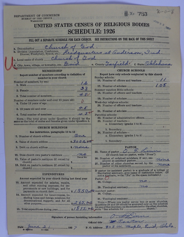 Scan of Church of God (Headquarters, Anderson, Ind.): 783