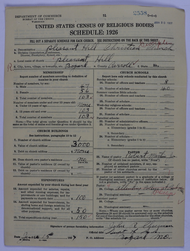 Scan of Disciples of Christ: 2558