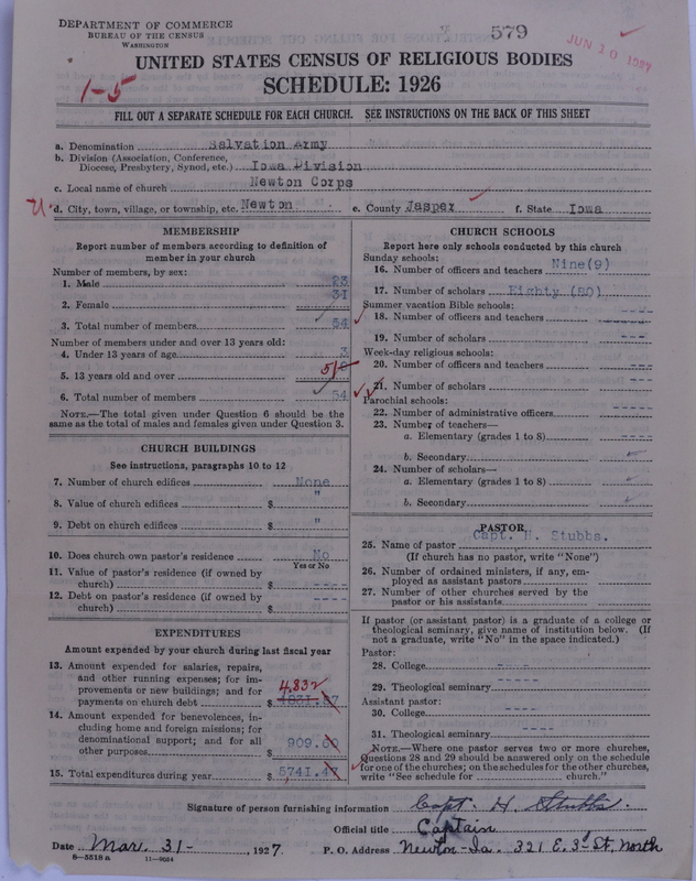 Scan of Salvation Army: 579