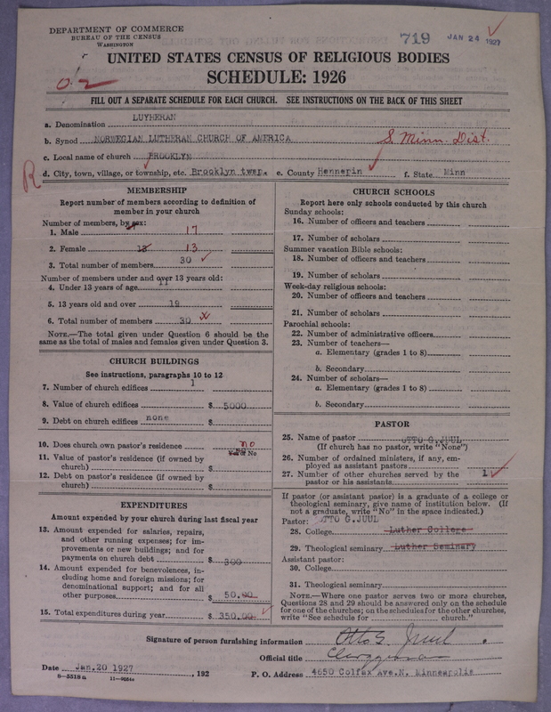 Scan of Norwegian Lutheran Church of America: 719