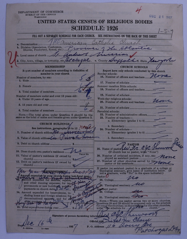 Scan of American Catholic Church: 4