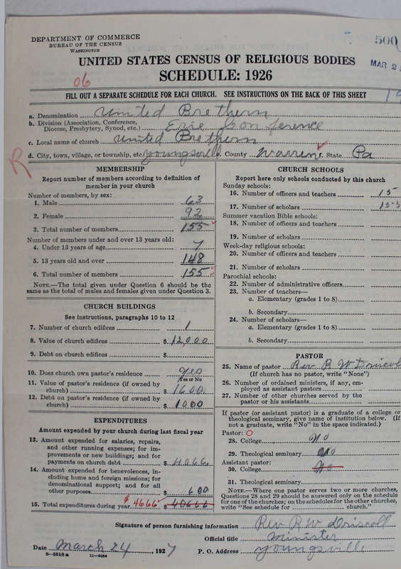 Scan of Church of the United Brethren in Christ: 500