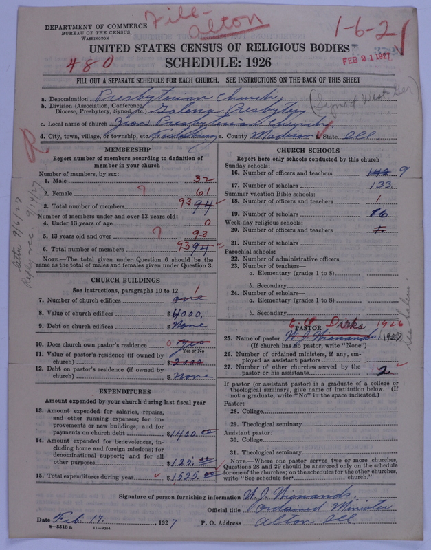 Scan of Presbyterian Church in the United States of America: 3723