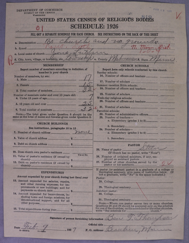 Scan of Norwegian Lutheran Church of America: 819