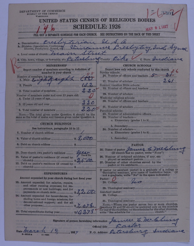 Scan of Presbyterian Church in the United States of America: 3301