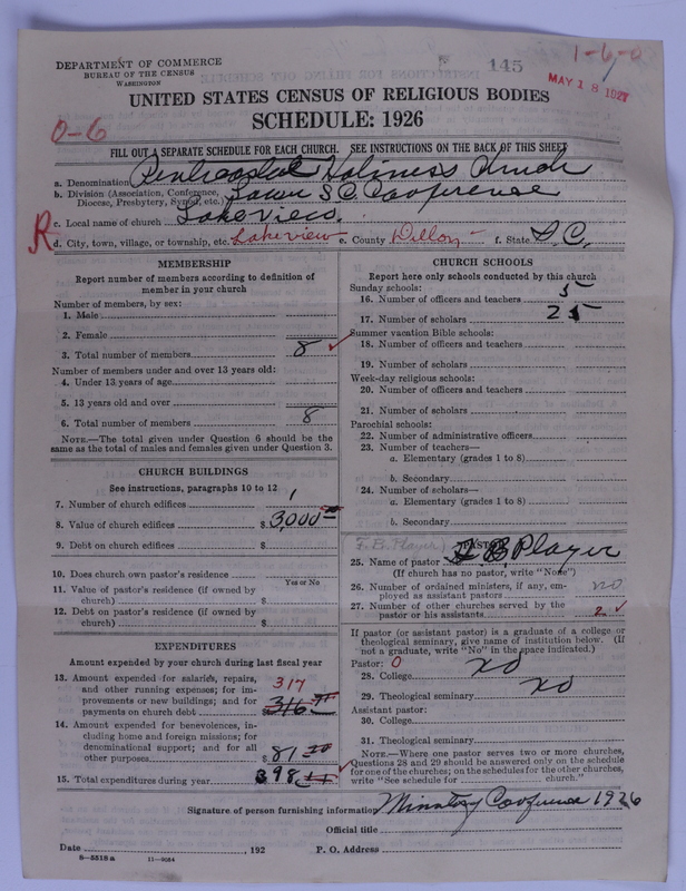 Scan of Pentecostal Holiness Church: 145